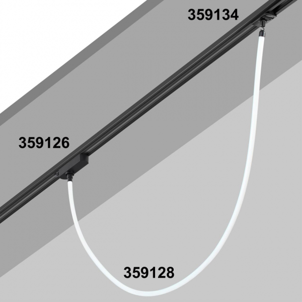 359128 KONST NT23 188 черный Светильник светодиодный IP20 LED 3000K 14W 170-265V 1400Лм RAMO, изображение 2