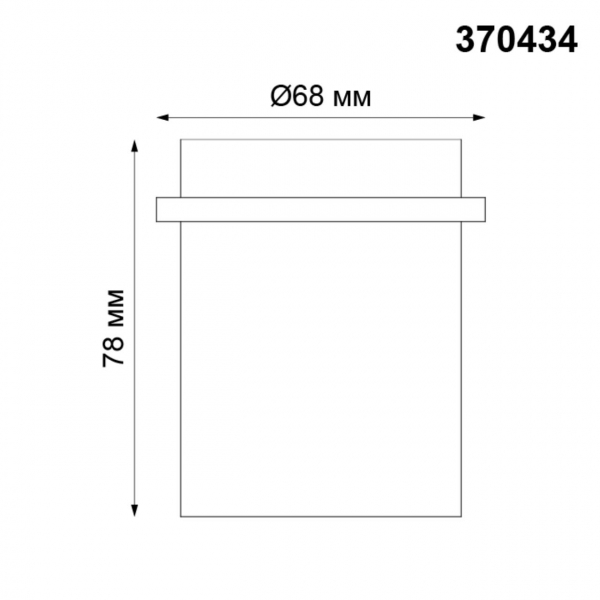 370434 SPOT NT19 323 белый Встраиваемый светильник IP20 GU10 50W 220V BUTT, изображение 5