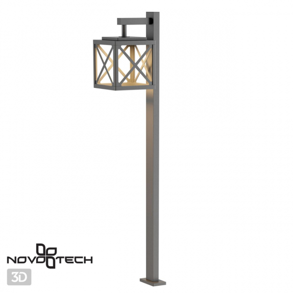 358448 STREET NT20 322 темно-серый Ландшафтный светильник IP54 LED 4000K 10W 100-240V DANTELA, изображение 4