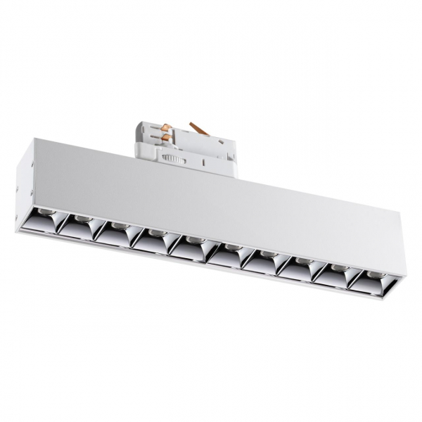 358862 PORT NT22 143 белый Светильник трехфазный трековый светодиодный IP20 LED 4000K 16W 220V ITER, изображение 3