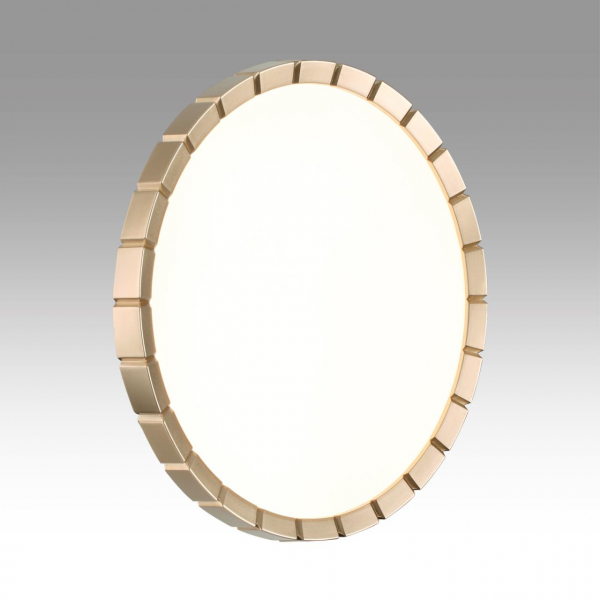 7648/CL PALE SN 88 Светильник пластик/белый/золотой LED 30Вт 4000К D336 IP43 ATABI GOLD, изображение 3