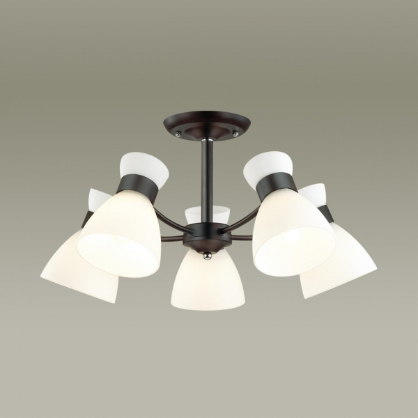 4534/5C COMFI LN21 240 черный Люстра потолочная E27 5*60W 220V WILMA, изображение 2