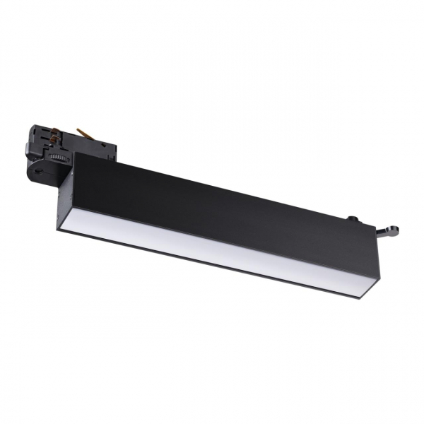 358837 PORT NT22 140 черный Светильник трехфазный трековый светодиодный IP20 LED 4000K 18W 220V ITER, изображение 2