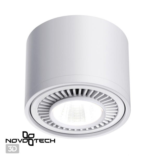 358813 OVER NT21 219 белый Светильник накладной светодиодный IP20 LED 18W 1600Лм 4000K 220V GESSO, изображение 7