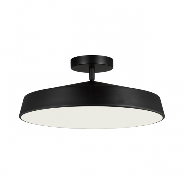 7656/48L MITRA LED SN 48 Светильник пластик/белый/черный LED 48Вт 4000K D400 IP20 MIRA BLACK, изображение 2