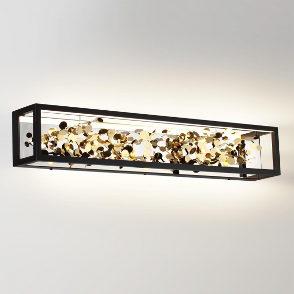 5065/23WL L-VISION ODL24 393 черный/золото/металл/металл Настенный светильник LED 1*23W 4000K BILD, изображение 2