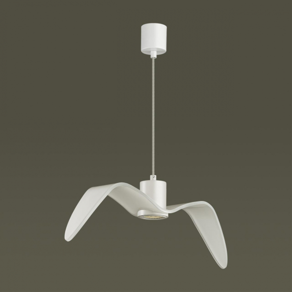 4904/1C PENDANT ODL22 333 белый/стекло Подвес GU10 1*5W BIRDS, изображение 2