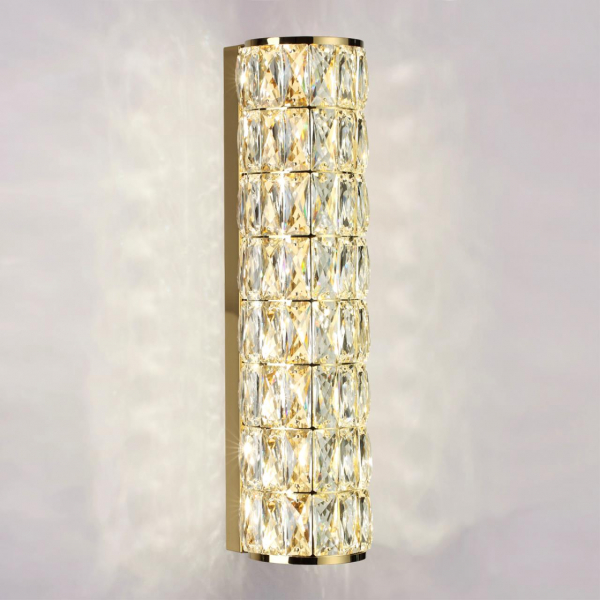 4926/8WL L-VISION ODL24 481 золото/металл/хрусталь Настенный светильник LED 8W 4000K 463Лм PANTA, изображение 2