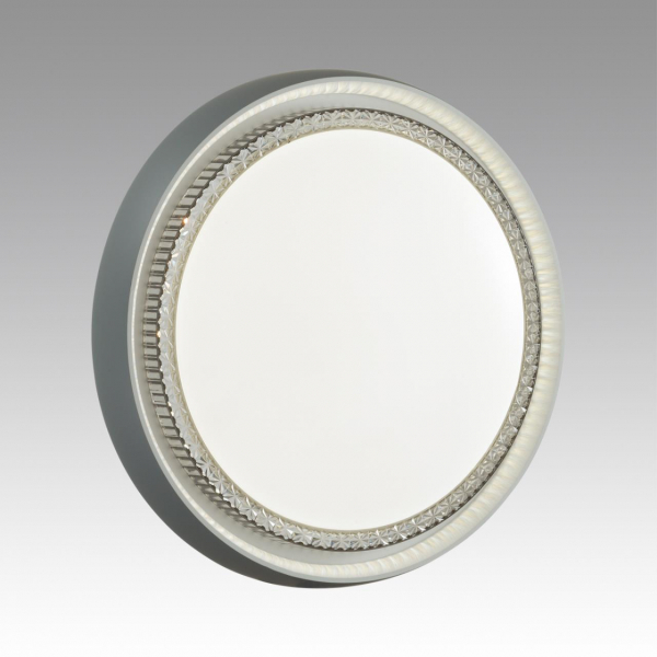7644/DL PALE SN 136 Светильник пластик/белый/серый LED 48Вт 4000К D425 IP43 RAHIG, изображение 3
