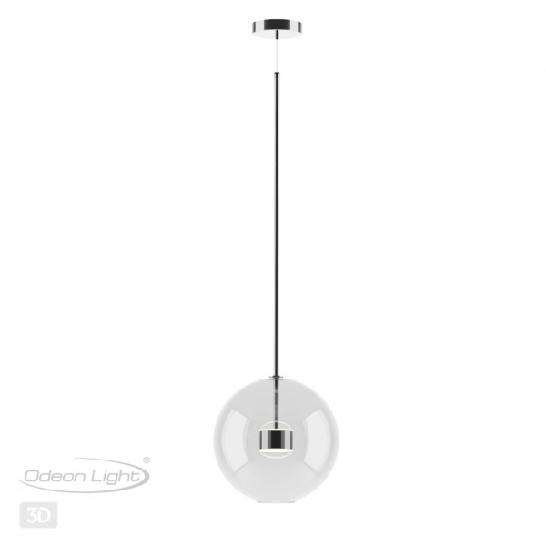 4802/12L L-VISION ODL21 325 хром/прозрачный Подвес LED 12W 4000K BUBBLES, изображение 5
