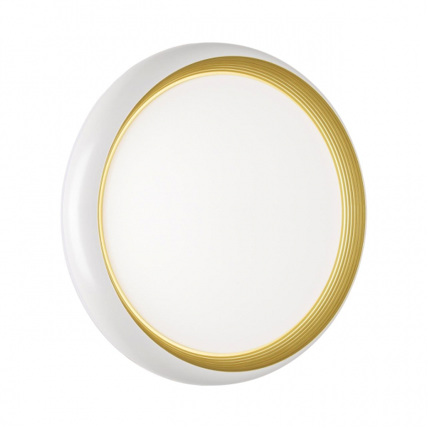 7650/EL PALE SN 86 Светильник пластик/золотой LED 70Вт 3000-6000К D480 IP43 пульт ДУ TOFIQ WHITE, изображение 5