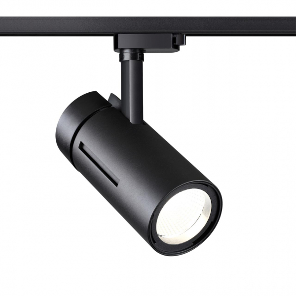 358593 PORT NT21 111 черный Светильник трековый однофазный трехжильный IP20 LED 4000K 30W 175-245V DEP, изображение 2