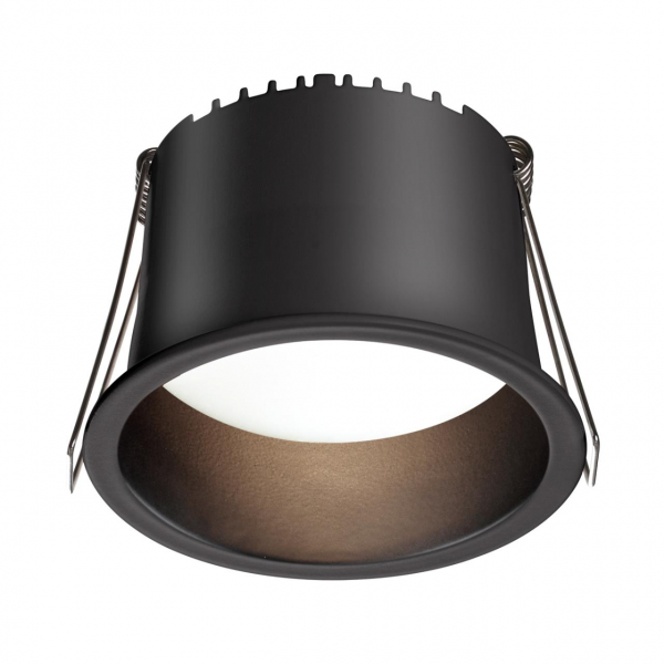 359235 SPOT NT23 282 черный Светильник встраиваемый светодиодный IP20 LED 9W 220V 540Лм 3000К TRAN, изображение 2