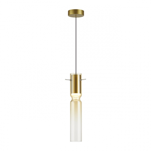 5058/5LA PENDANT ODL24 323 золотой/янтарный/металл/стекло Подвес LED 5W 3000K SCROW, изображение 2