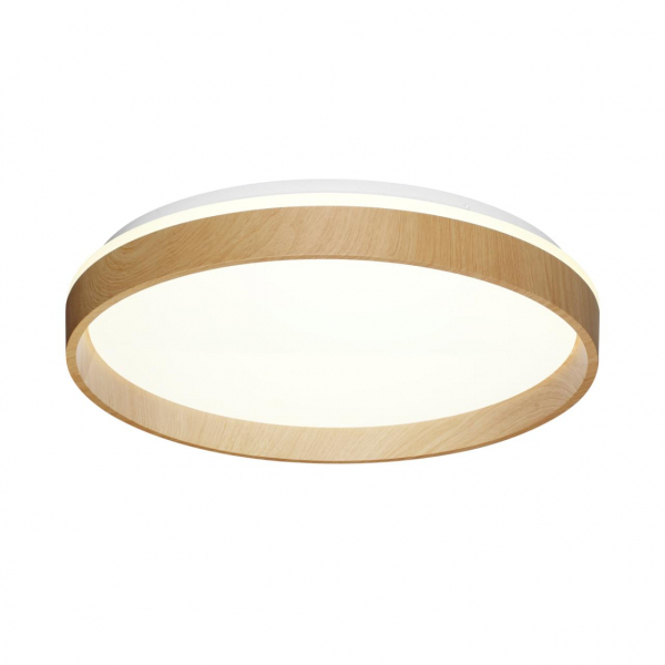 7684/DL BASICA SN 112 Светильник пластик/кор. под дер. LED 48Вт 4000K D390 IP43 GARI WOOD, изображение 2