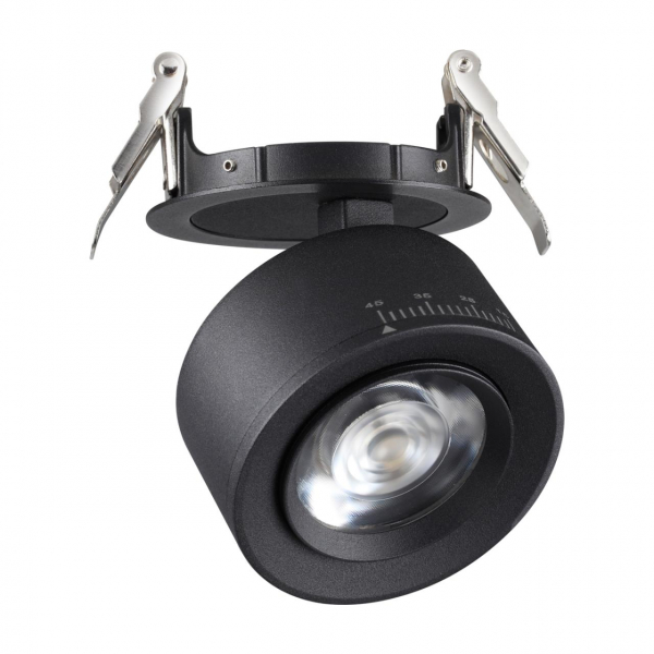 358944 SPOT NT22 266 черный Светильник встраиваемый светодиодный IP20 LED 4000К 18W 220V EDDY, изображение 3