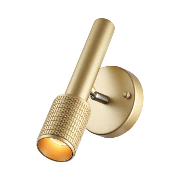 4237/1W HIGHTECH ODL21 259 золотист/металл Настенный св-ник выкл на плафоне IP20 LED GU10 max 10W MEHARI, изображение 2
