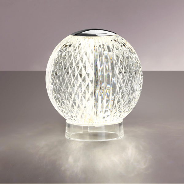 5007/2TL L-VISION ODL24 459 хром/металл/акрил Настольный светильник LED 2W 4000K 200лм CRYSTAL, изображение 4