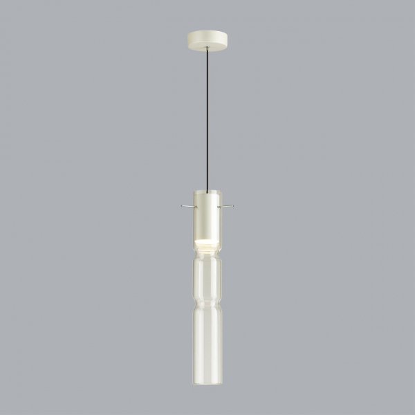 5059/5LB PENDANT ODL24 323 белый/прозрачный/металл/стекло Подвес LED 5W 3000K SCROW, изображение 3