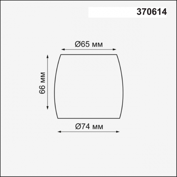 370614 KONST NT19 146 медь Плафон к арт. 370605, 370606, 370607, 370608 IP20 220V UNIT, изображение 4