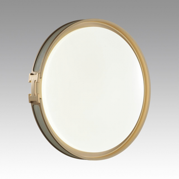 7654/DL COLOR SN 80 Светильник пластик/белый/серый/золотой LED 48Вт 4000К D405 IP43 FAVEMO GREY, изображение 3