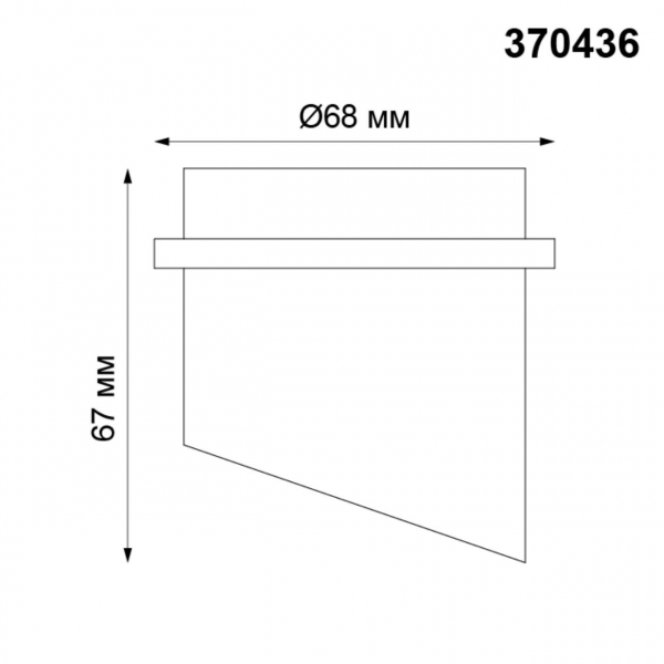 370436 SPOT NT19 323 белый Встраиваемый светильник IP20 GU10 50W 220V BUTT, изображение 5