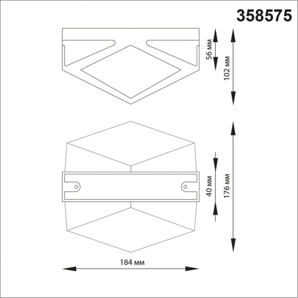 358575 STREET NT21 380 темно-серый Ландшафтный настенный светильник IP54 LED 4000K 12W 85-265V KAIMAS, изображение 3