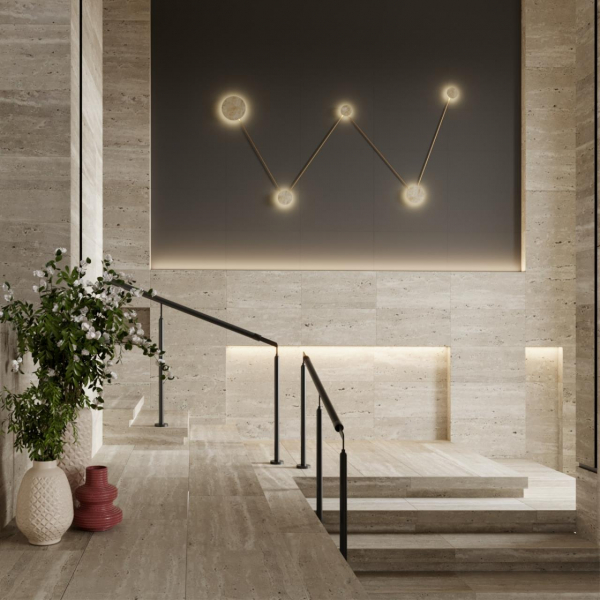 Светильник 6625/25WL TRAVERTINO LED 25W 3000K, изображение 4