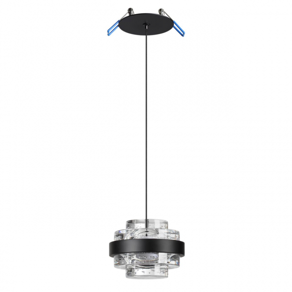 5031/6L L-VISION ODL24 391 чёрный/металл/акрил Подвес LED 6W 4000K 432лм KLOT, изображение 3