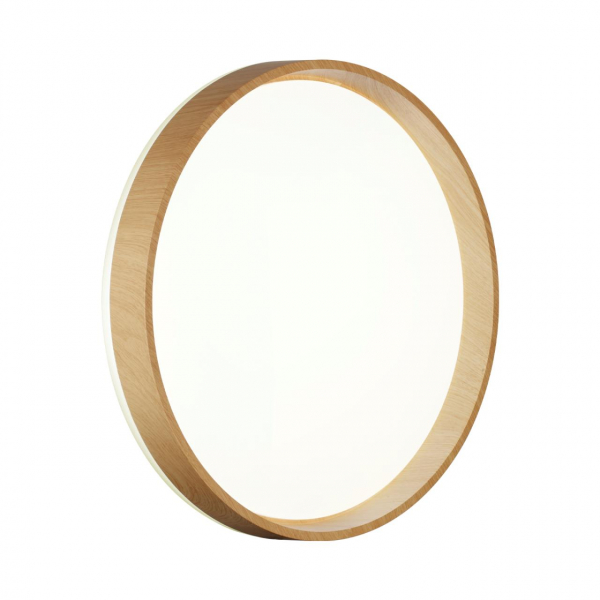 7684/DL BASICA SN 112 Светильник пластик/кор. под дер. LED 48Вт 4000K D390 IP43 GARI WOOD, изображение 6