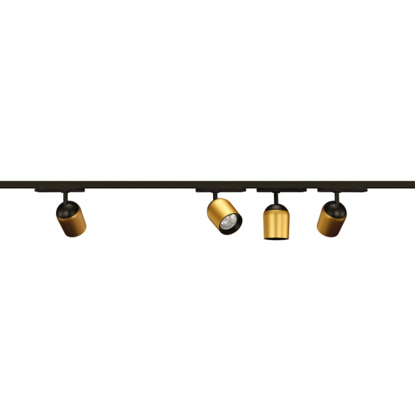 358516 PORT NT21 111 золото Светильник трековый однофазный трехжильный IP20 LED 4000K 25W 220V KAMP, изображение 3