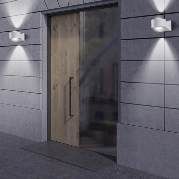 358153 STREET NT19 376 белый Ландшафтный настенный светильник IP54 LED 4000K 6W 85 - 265V CALLE, изображение 4