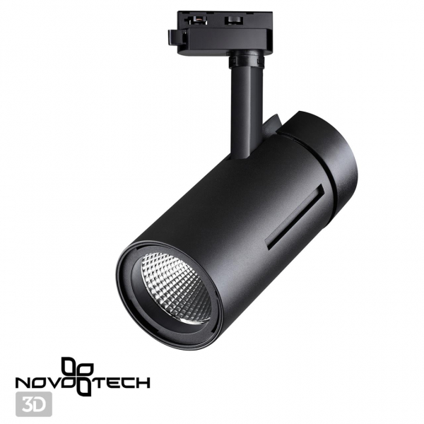 358593 PORT NT21 111 черный Светильник трековый однофазный трехжильный IP20 LED 4000K 30W 175-245V DEP, изображение 4