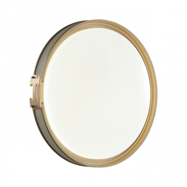 7654/DL COLOR SN 80 Светильник пластик/белый/серый/золотой LED 48Вт 4000К D405 IP43 FAVEMO GREY, изображение 4