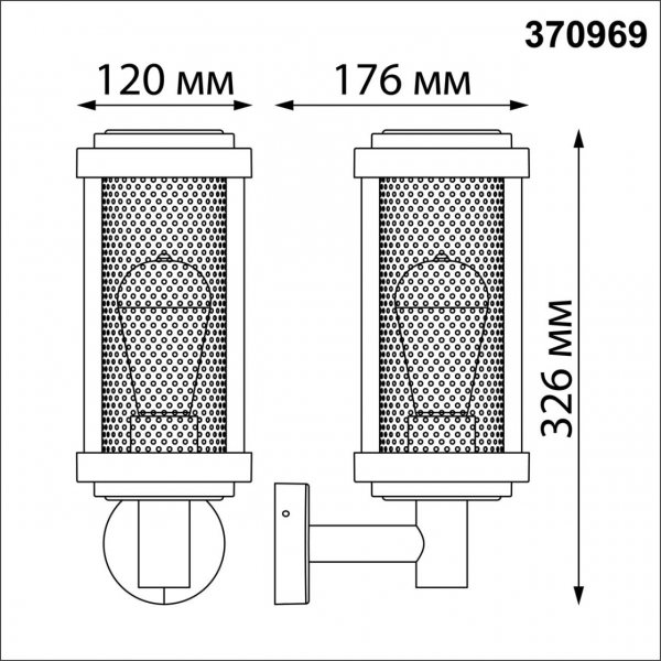 370969 STREET NT24 000 черный Светильник ландшафтный IP54 E27 max 25W 220-240V MATRIX, изображение 5