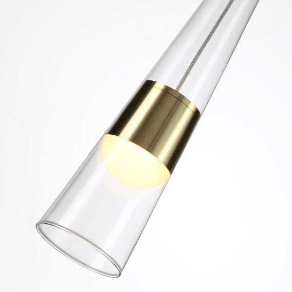 5043/12L L-VISION ODL24 301 глянц.золото/прозрачный/металл/стекло Подвес LED 12W 3000K 1334Лм LUMP, изображение 4
