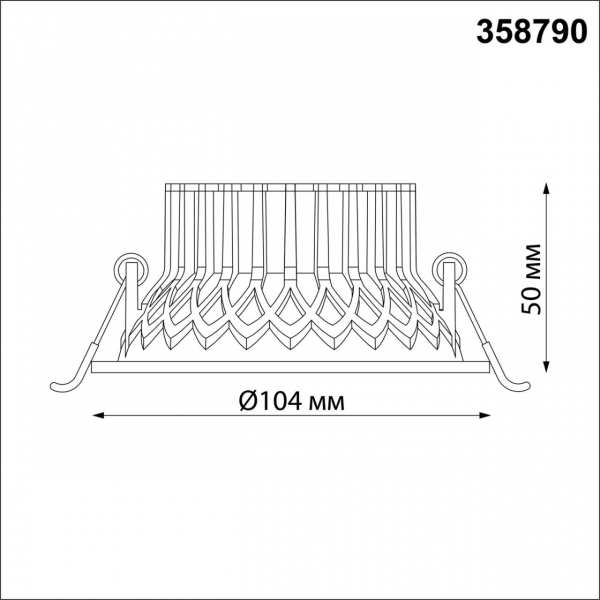 Софит 358790 BIND черн LED 15W 4000K, изображение 6
