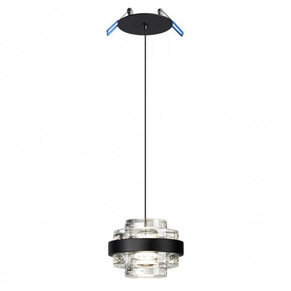 5031/6L L-VISION ODL24 391 чёрный/металл/акрил Подвес LED 6W 4000K 432лм KLOT, изображение 6