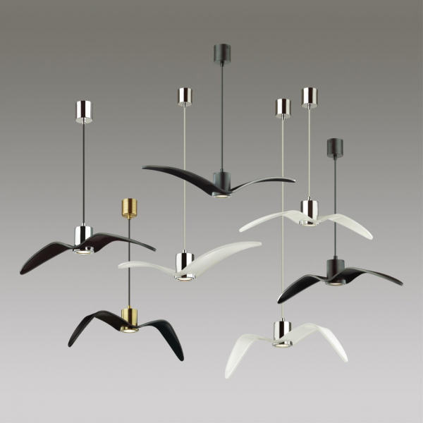 4901/1B PENDANT ODL22 289 чёрный/хром/стекло Подвес GU10 1*5W BIRDS, изображение 5
