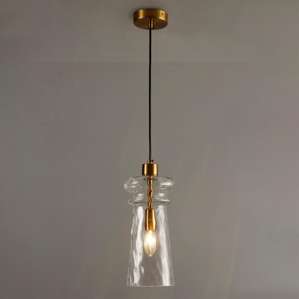 4998/1 MODERN ODL23 300 бронзовый/прозрачный/металл/стекло Подвес E14 1*40W PASTI, изображение 3
