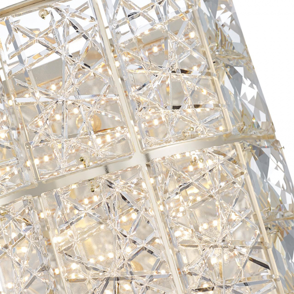 5071/32WL HALL ODL24 493 золото/прозрачный/металл/хрусталь/стекло Бра LED 15W 3700K VERSION, изображение 4