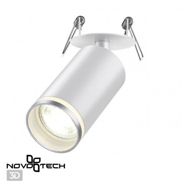 370880 SPOT NT22 311 белый Cветильник встраиваемый IP20 GU10 9W 220V ULAR, изображение 2