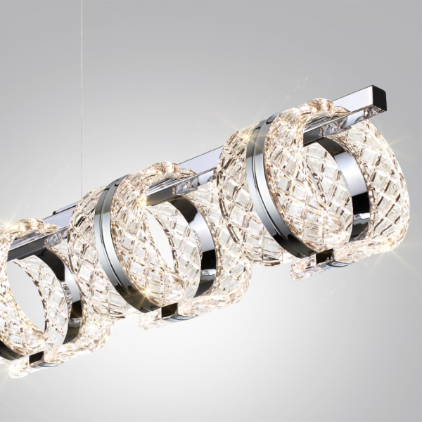 5029/40L L-VISION ODL24 455 хром/металл/акрил Люстра LED 40W 4000K 2453лм MIRAGE, изображение 4