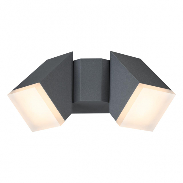 357829 STREET NT18 387 темно-серый Ландшафтный настенный светильник LED 3000К 12W 220-240V KAIMAS, изображение 2