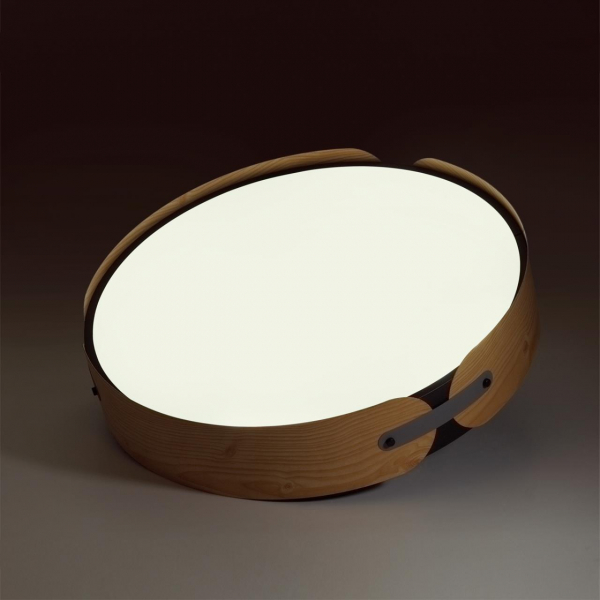 7721/120L AVRA LED SN 36 Светильник металл/пластик/белый/черный/дерево LED 120Вт 3000-6000K D700 IP20 пульт ДУ CORAGGIO, изображение 6