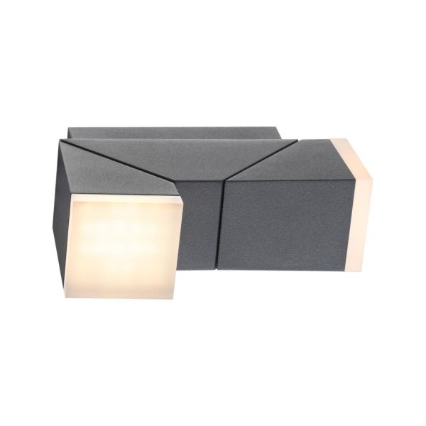 357829 STREET NT18 387 темно-серый Ландшафтный настенный светильник LED 3000К 12W 220-240V KAIMAS, изображение 3