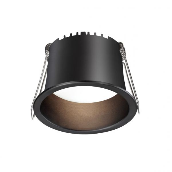359233 SPOT NT23 282 черный Светильник встраиваемый светодиодный IP20 LED 6W 220V 360Лм 3000К TRAN, изображение 2
