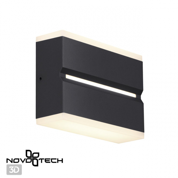 359196 STREET NT23 361 черный Светильник ландшафтный светодиодный IP54 LED 12W 220-240V 4000K 720Лм STRAIT, изображение 4