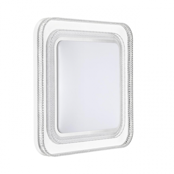 7685/EL MARON SN 130 Светильник пластик/серебристый LED 70Вт 3000-6000K 490х490 IP43 пульт ДУ SUZY SILVER, изображение 7