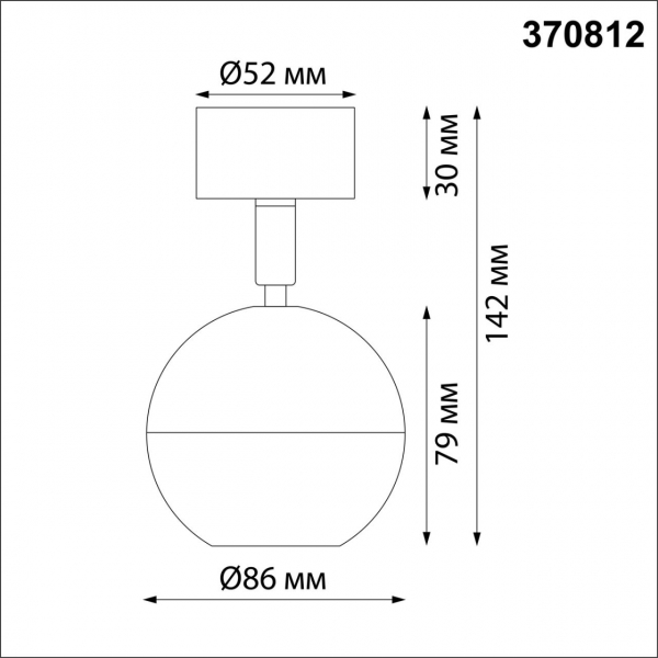 370812 OVER NT22 242 белый Светильник накладной IP20 GU10 9W 220V GARN, изображение 5